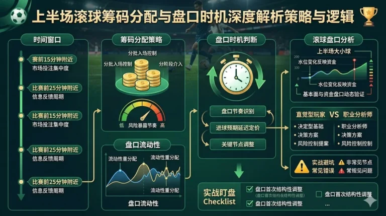 上半场滚球筹码分配与盘口时机深度解析策略与逻辑