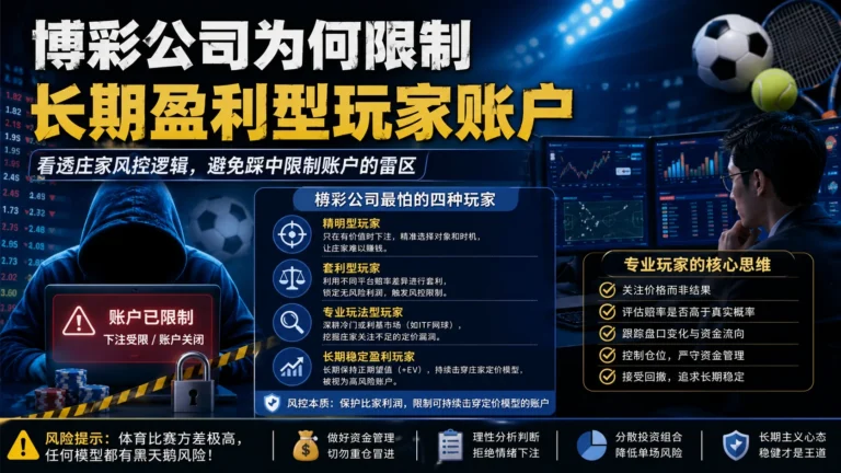 博彩公司为何限制长期盈利型玩家账户