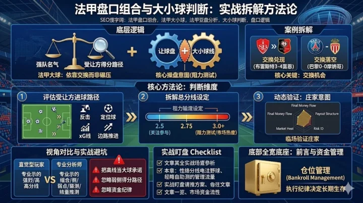法甲盘口组合与大小球判断的实战拆解方法论