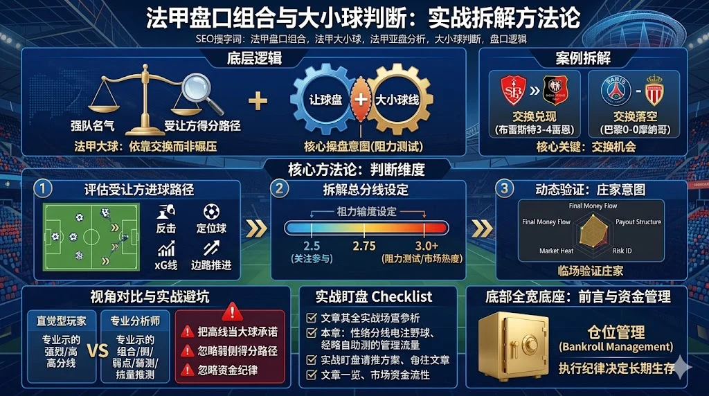 法甲盘口组合与大小球判断的实战拆解方法论
