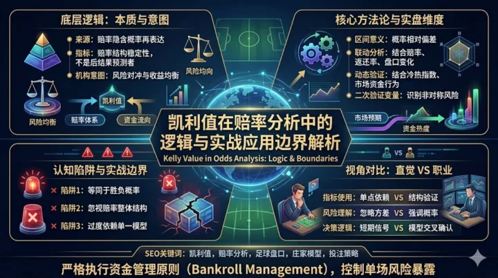 凯利值在赔率分析中的逻辑与实战应用边界解析