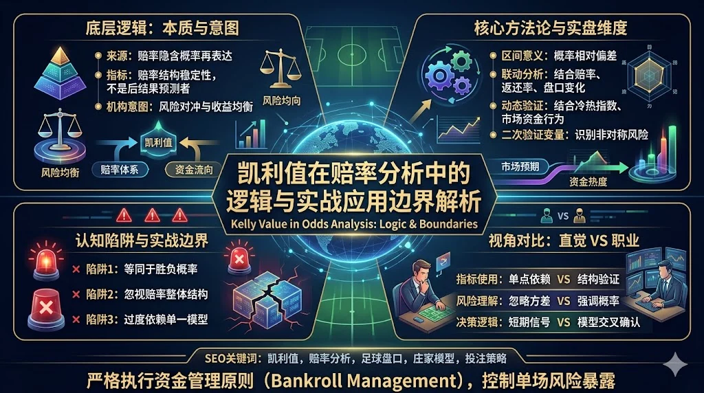 凯利值在赔率分析中的逻辑与实战应用边界解析