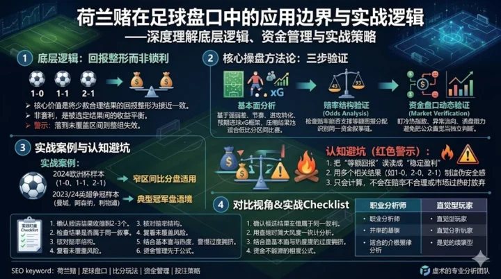 荷兰赌在足球盘口中的应用边界与实战逻辑