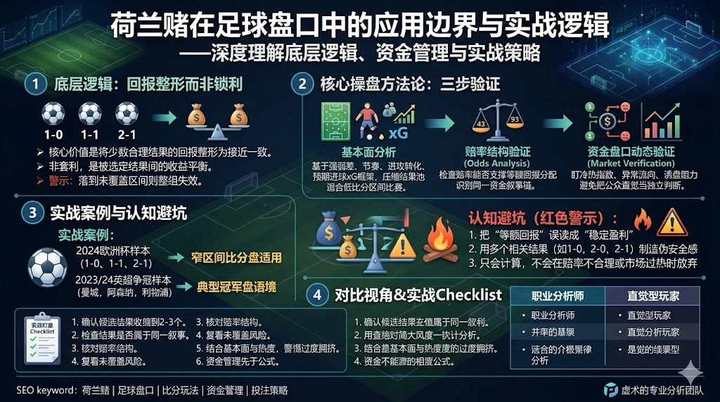 荷兰赌在足球盘口中的应用边界与实战逻辑