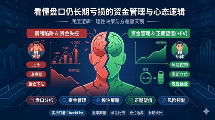 看懂盘口仍长期亏损的资金管理与心态逻辑