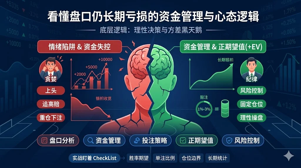 看懂盘口仍长期亏损的资金管理与心态逻辑