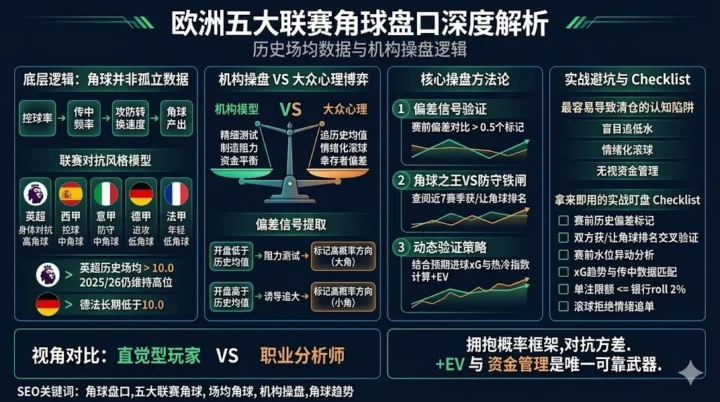 欧洲五大联赛罚牌盘口深度建模：裁判尺度、战术博弈与+EV实战策略