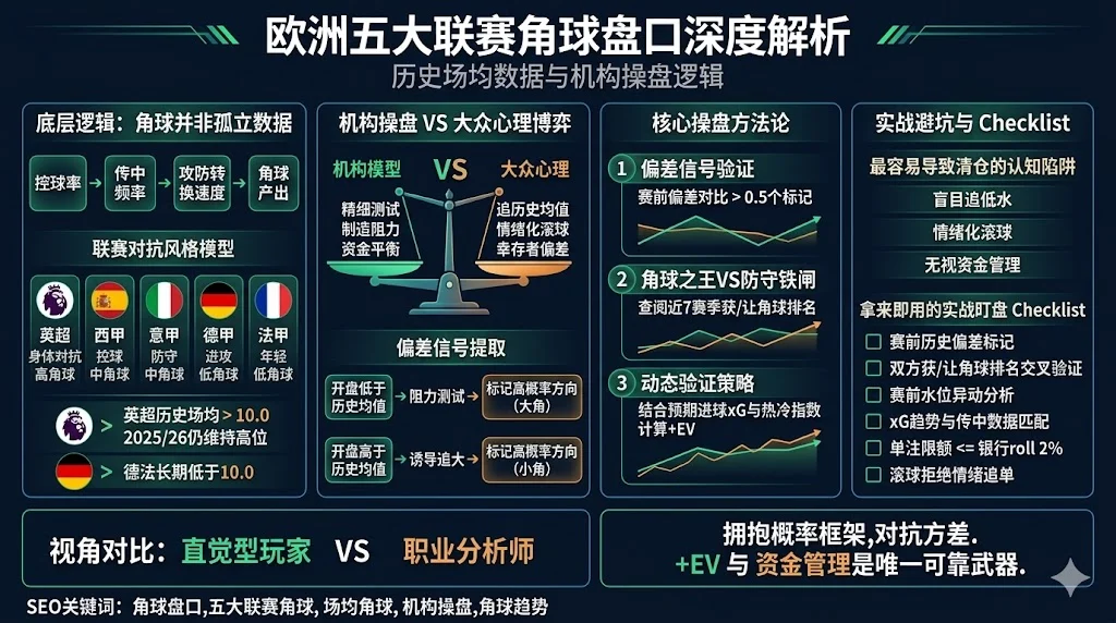 欧洲五大联赛罚牌盘口深度建模：裁判尺度、战术博弈与+EV实战策略