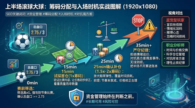 上半场滚球大球筹码分配与入场时机专栏解析
