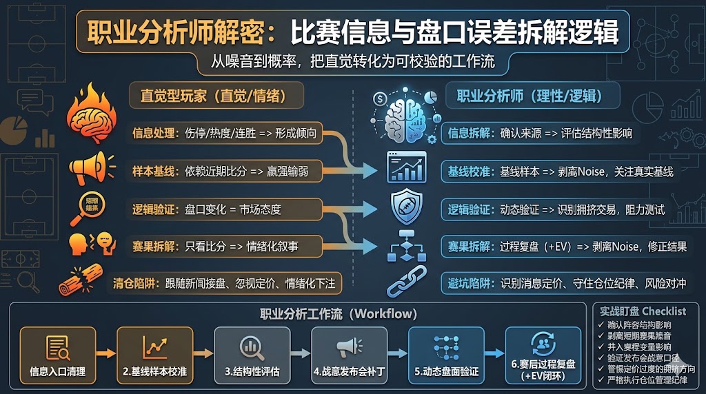 职业分析师如何拆解比赛信息与盘口误差逻辑