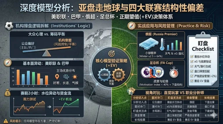 主场优势亚盘走地球：美职联巴甲俄超足总杯深度模型分析