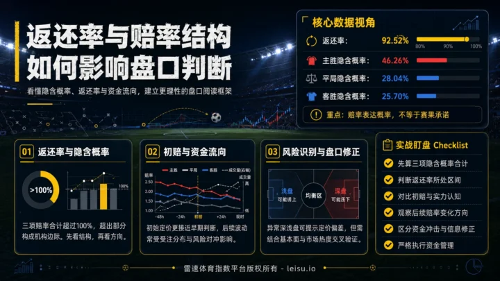 返还率与赔率结构如何影响盘口判断