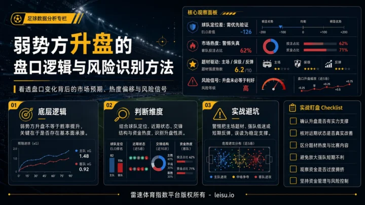 弱势方升盘的盘口逻辑与风险识别方法