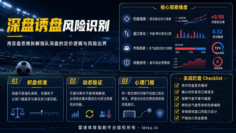 深盘诱盘风险识别与亚盘思维进阶实战方法
