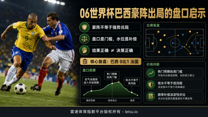 06世界杯巴西豪阵出局的盘口启示