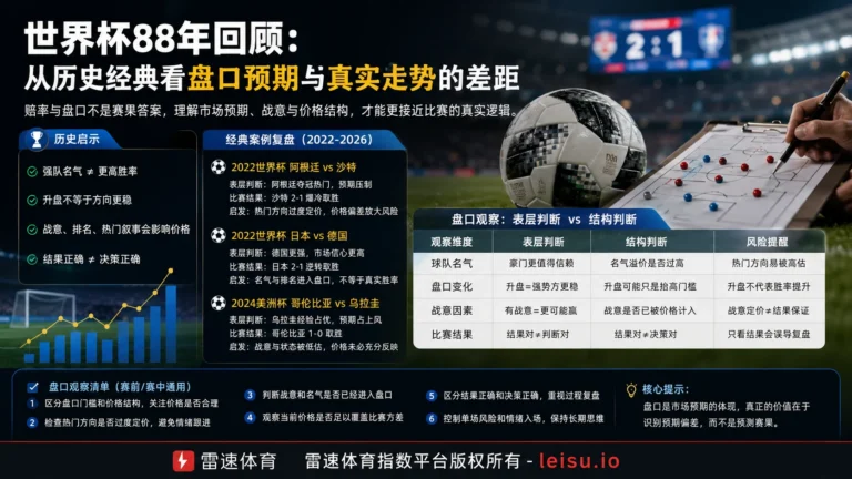 20张老照片看懂世界杯：经典瞬间背后的市场预期与风险边界