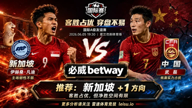 国际赛前瞻：新加坡 vs 中国｜国足客胜占优但穿盘阻力不小