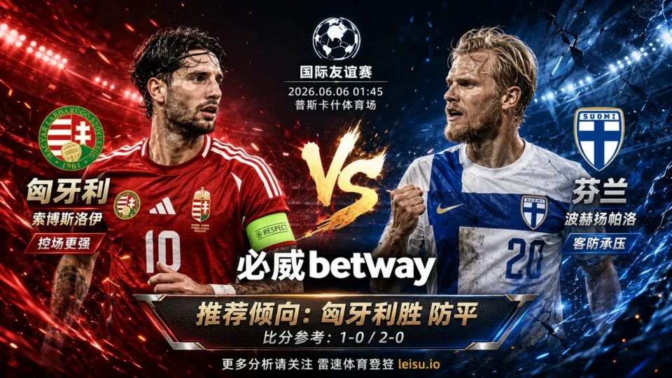 国际赛前瞻：匈牙利 vs 芬兰｜主队占优但穿盘阻力不小