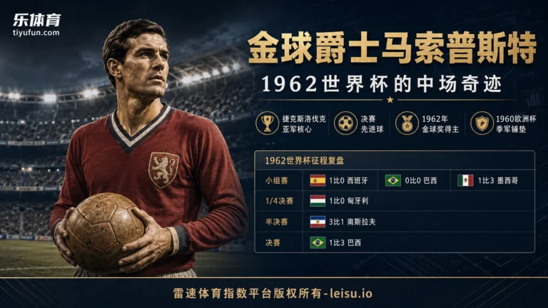 金球爵士马索普斯特：1962世界杯的中场奇迹