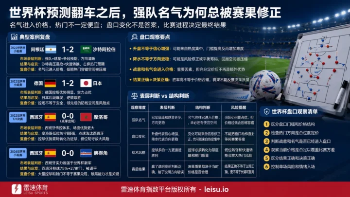 穆里尼奥世界杯预测翻车之后，强队名气为何总被赛果修正