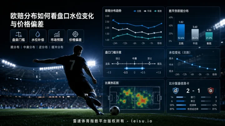 欧赔分布如何看盘口水位变化与价格偏差