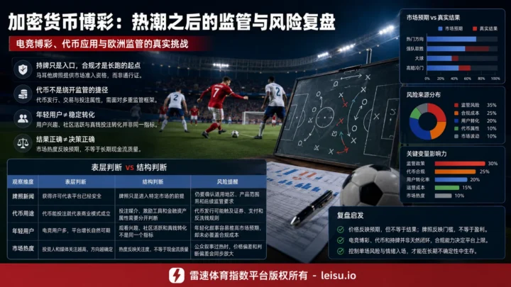 欧洲加密货币博彩开始降温：电竞代币从热潮走向监管考验