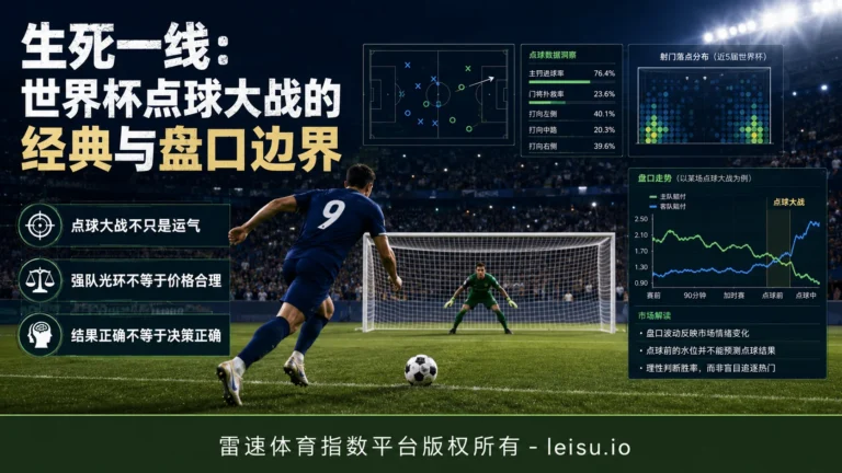 生死一线：世界杯点球大战的经典与盘口边界