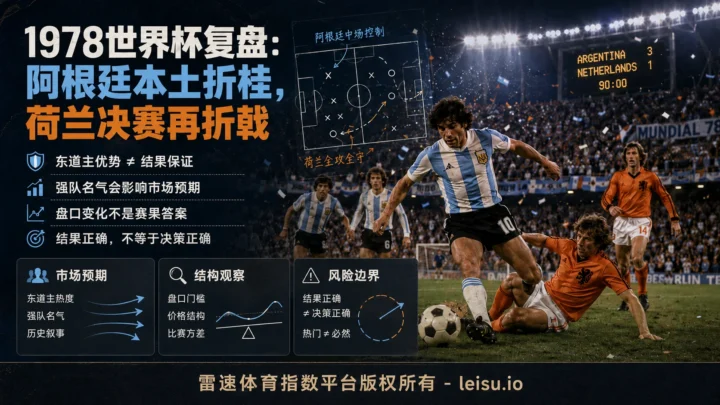 史话世界杯：1978年阿根廷本土折桂，荷兰决赛再折戟背后的市场预期