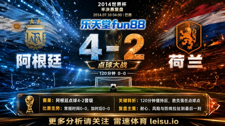 世界杯2014半决赛：阿根廷 vs 荷兰 复盘｜点球点把阿根廷送过终点