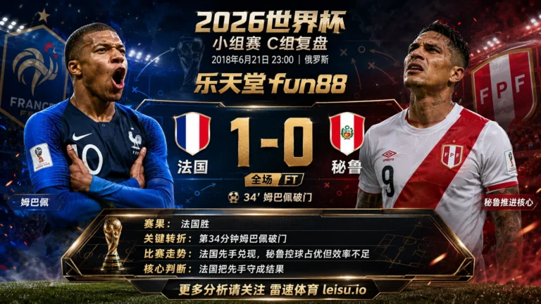 世界杯2018小组赛：法国 vs 秘鲁 复盘｜法国把先手守成结果