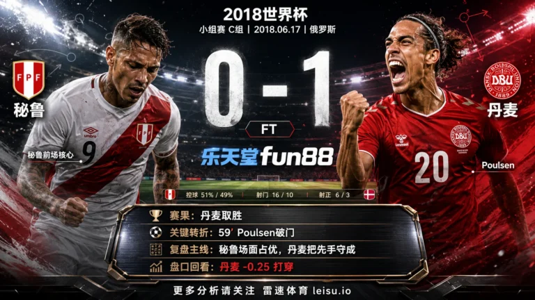 世界杯2018小组赛：秘鲁 vs 丹麦 复盘｜丹麦把先手守成结果