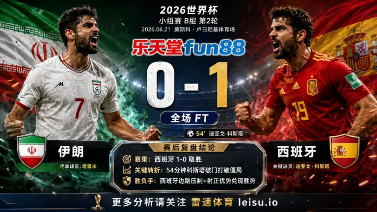 世界杯2018小组赛：伊朗 vs 西班牙 复盘｜西班牙把先手守成结果