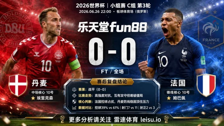 世界杯2018小组赛：丹麦 vs 法国 复盘｜90分钟互交白卷，压力留到终点