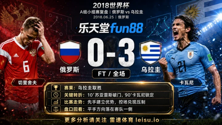 世界杯2018小组赛：俄罗斯 vs 乌拉圭 复盘｜乌拉圭把先手守成结果
