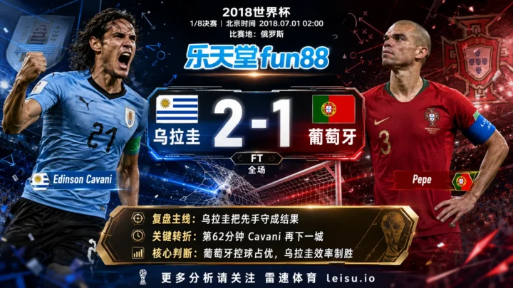 世界杯20181/8决赛：乌拉圭 vs 葡萄牙 复盘｜乌拉圭把先手守成结果