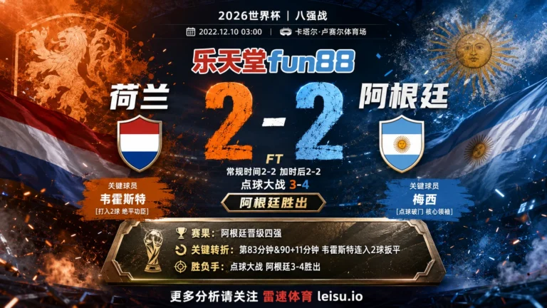 世界杯2022八强：荷兰 vs 阿根廷 复盘｜点球点把阿根廷送过终点