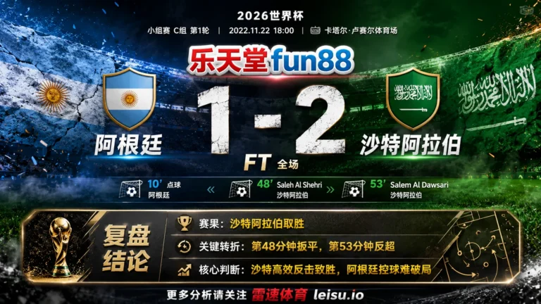 世界杯2022小组赛：阿根廷 vs 沙特阿拉伯 复盘｜阿根廷先开口，沙特阿拉伯把答案改掉