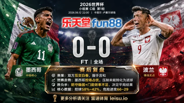 世界杯2022小组赛：墨西哥 vs 波兰 复盘｜90分钟互交白卷，压力留到终点