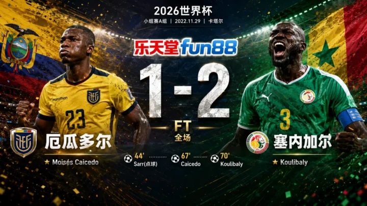 世界杯2022小组赛：厄瓜多尔 vs 塞内加尔 复盘｜塞内加尔把先手守成结果