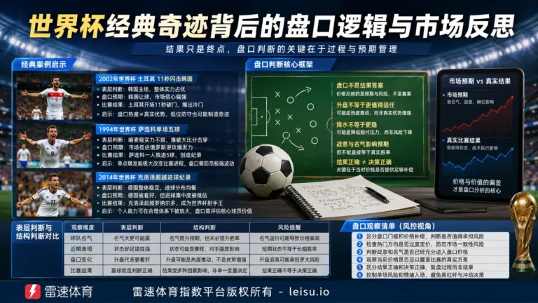 世界杯纪录为何百年难破，赛果与盘口同样要冷看