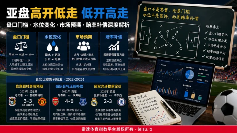 世界杯老球迷如何看亚盘水位变化与价格偏差