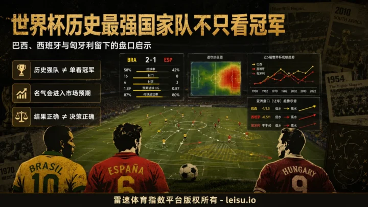 世界杯历史最强国家队不只看冠军：巴西、西班牙与匈牙利留下的盘口启示