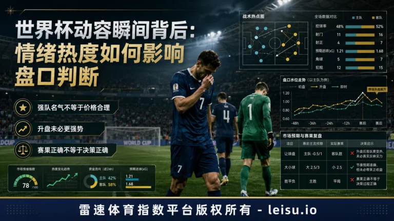 世界杯史上最动容瞬间：从梅西凝视奖杯到点球悲情，情绪热度如何影响盘口判断
