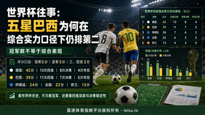 世界杯往事：五星巴西为何在综合实力口径下仍排第二