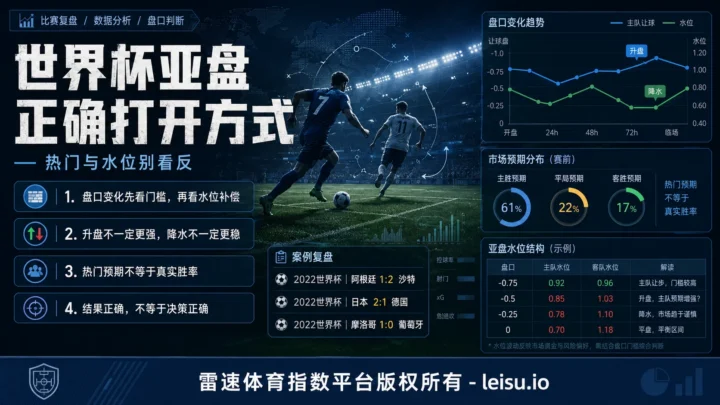 世界杯亚盘正确打开方式：热门与水位别看反
