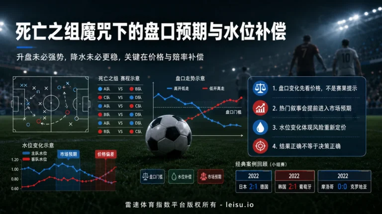 死亡之组魔咒下的盘口预期与水位补偿