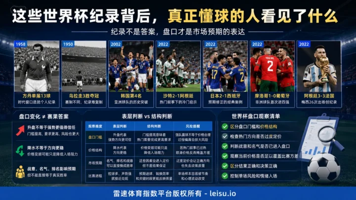 这些世界杯纪录背后，真正懂球的人看见了什么