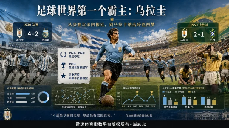 足球世界第一个霸主乌拉圭：从决赛双杀阿根廷到马拉卡纳击碎巴西梦