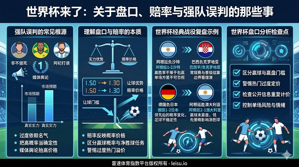 世界杯来了:关于盘口、赔率与强队误判的那些事