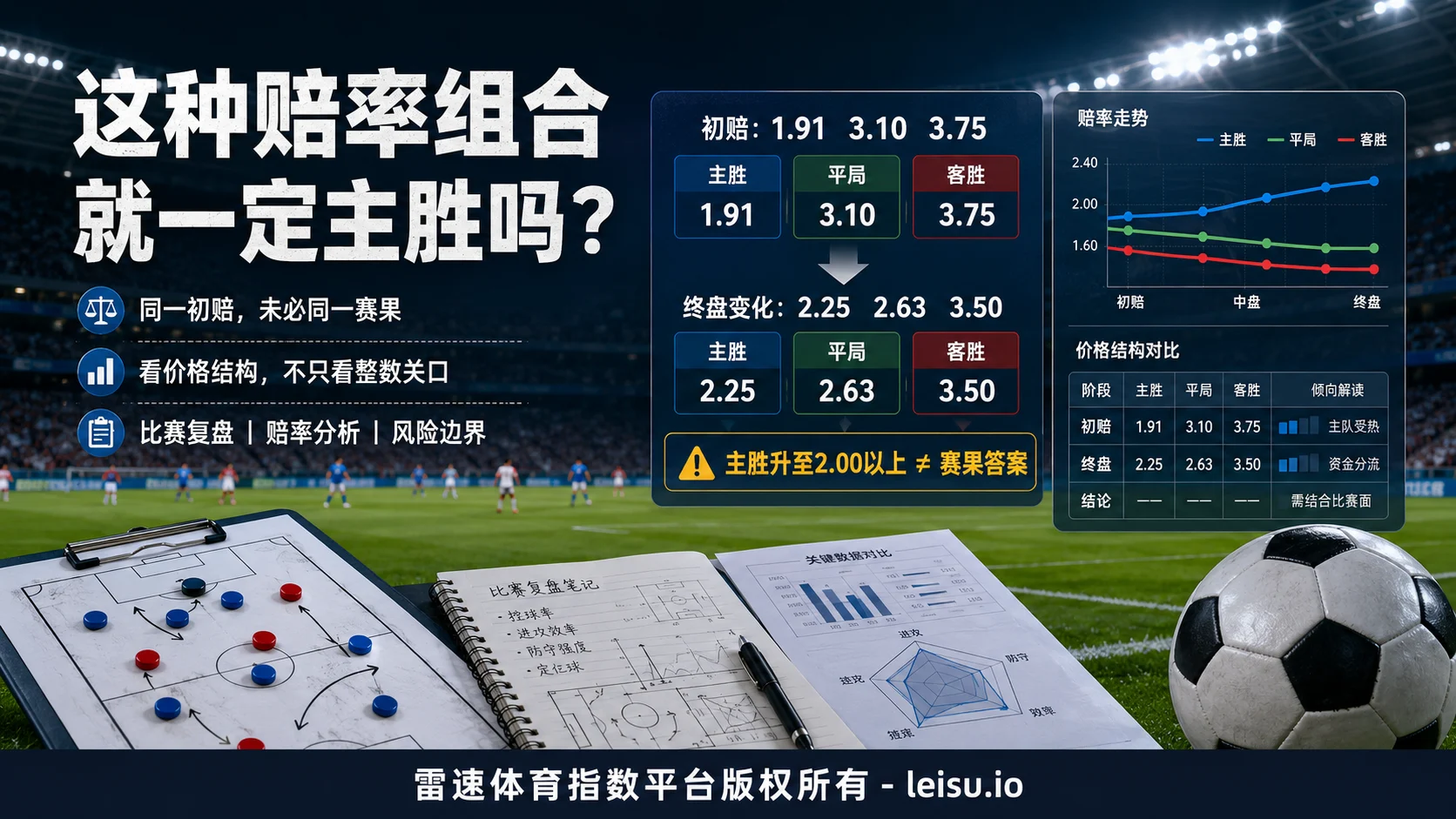 出现这种赔率组合就一定主胜?“234”盘型真正该看的不是整数关口